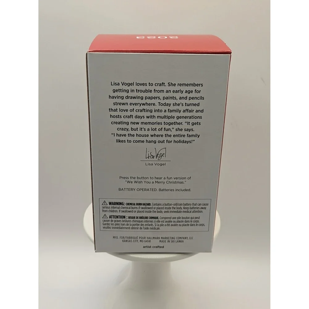 Hallmark Ornament 2023 Sing Along-Showman‎ Magic Sound ORNAMENT- NEW